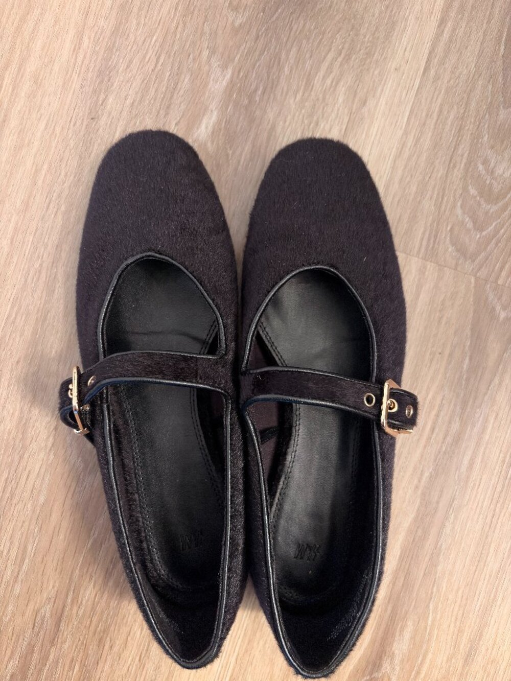 H&M Black Mary Jane Flats Size 7